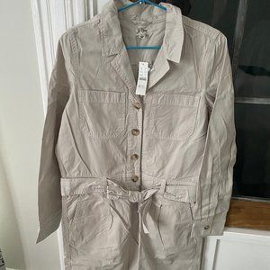 J CREW Foundry chino short coveralls